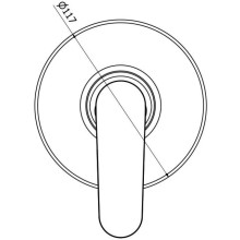 Смеситель для душа Cezares ROMANA-DIM-01