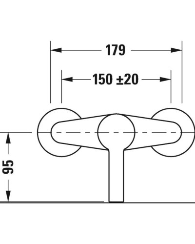 Смеситель для душа Duravit B.2 B24230000010