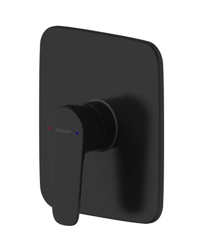 Смеситель для душа Bravat Source PB8173218BW-ENG Черный матовый