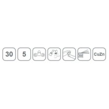 Смеситель для душа Ravak Flat FL 032.00/150 X070121 Хром