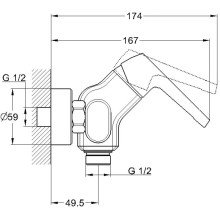 Смеситель для душа G.Lauf LEF5-A232