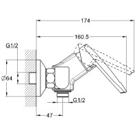 Смеситель для душа G.Lauf LOF5-A033