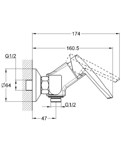 Смеситель для душа G.Lauf LOF5-A033