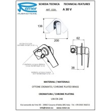 Смеситель для душа Remer Atmos A30V