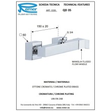 Смеситель для душа Remer Q-Design QD35