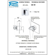 Смеситель для душа Remer Q-Design QD30