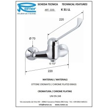 Смеситель для душа Remer Kiss K31LL