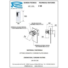 Смеситель для душа Remer Flash Z30