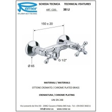 Смеситель для душа Remer Liberty 38LICE