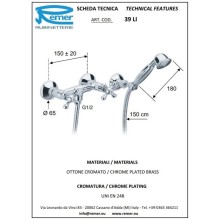 Смеситель для душа Remer Liberty 39LICE