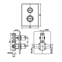 Термостат для душа Paini Morgana 73OP690