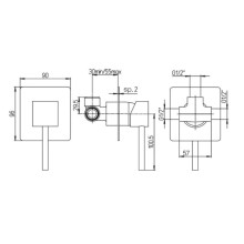 Смеситель для душа Paini Dax 84PW690