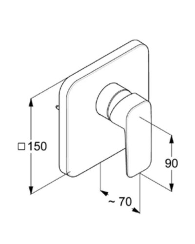 Смеситель для душа Kludi Pure&Style 404200575