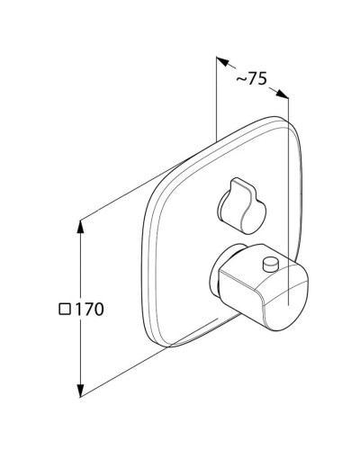 Термостат для душа Kludi Ameo 418350575