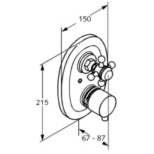Термостат для душа Kludi Adlon 517204520