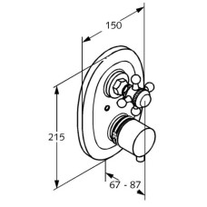 Термостат для душа Kludi Adlon 517204520
