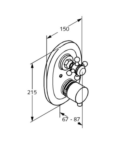 Термостат для душа Kludi Adlon 517204520