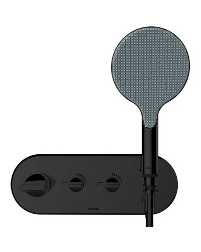 Смеситель для душа Bossini Apice Z00521.073 с термостатом Черный матовый