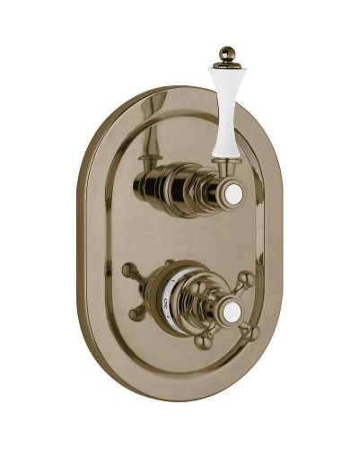 Смеситель для душа Cezares Margot MARGOT-VDIM2-T-02-Bi с термостатом Бронза