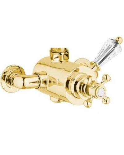 Смеситель для душа Cezares Vintage VINTAGE-D-T-03/24-Sw с термостатом Золото 24 карат