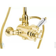 Смеситель для душа Cezares Vintage VINTAGE-D-T-03/24-Sw с термостатом Золото 24 карат