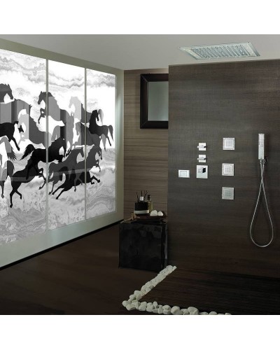 Смеситель для душа Bossini Outlets Z033203.030 с термостатом Хром