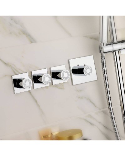 Смеситель для душа Bossini Oki Outlets Z031205.021 с термостатом Золото