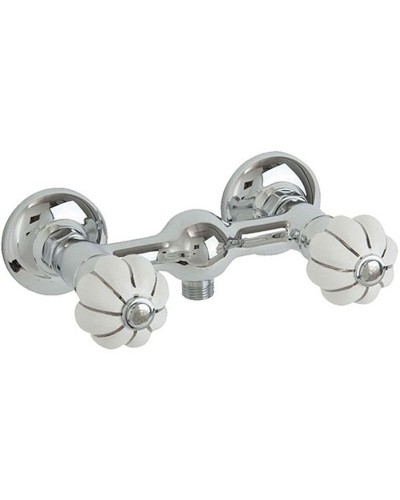 Смеситель для душа Migliore Olivia 19014 Хром Белый декор Платина