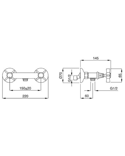 Смеситель для душа Migliore Princeton 19377 Золото