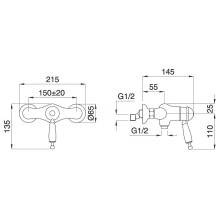 Смеситель для душа Migliore Oxford 19199 с термостатом Медь