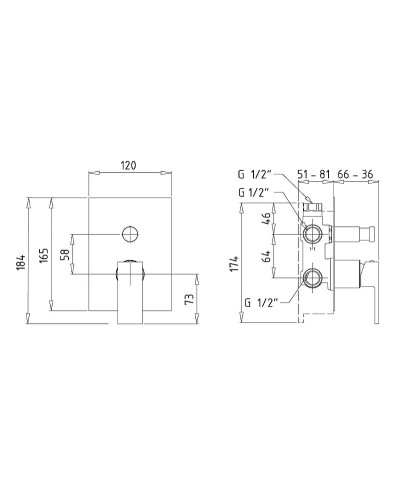 Смеситель для душа Migliore Kvant 30439 Черный матовый