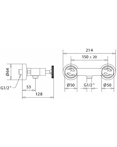 Смеситель для душа Migliore Reversa 28200 Золото