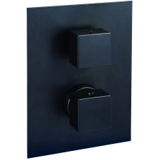 Смеситель для душа Paffoni Level LEQ519NO/M с термостатом Черный матовый