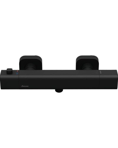 Смеситель для душа Ravak 10° Free X070154 с термостатом Черный матовый