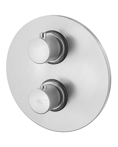 Смеситель для душа Paffoni Light LIQ018ST с термостатом Сталь