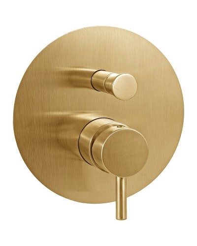 Смеситель для душа Paffoni Light LIG015HGSP Золото медовое брашированное