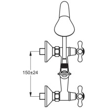 Смеситель для душа Vidima Ретро BA131AA