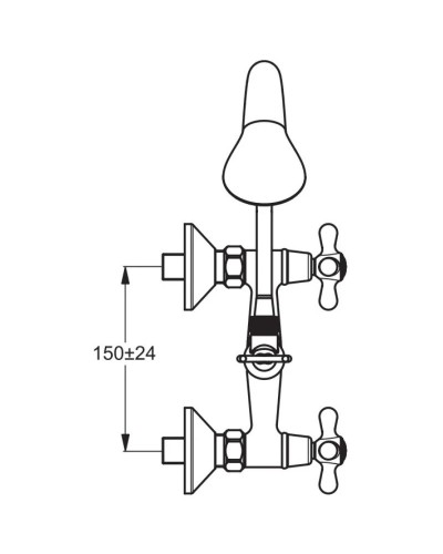 Смеситель для душа Vidima Ретро BA131AA