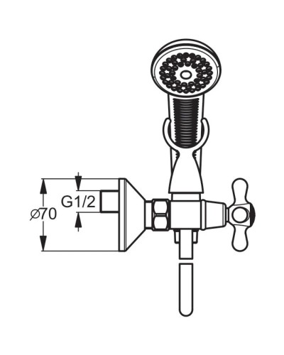 Смеситель для душа Vidima Ретро BA131AA