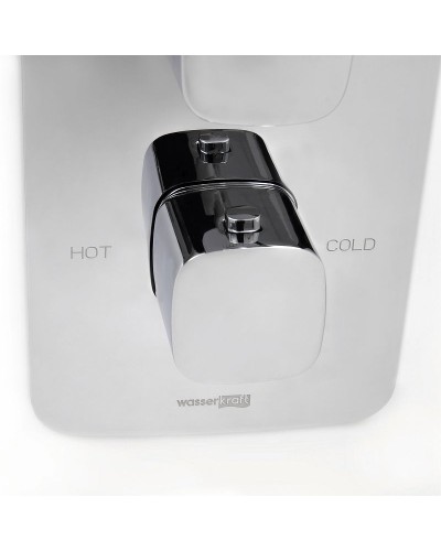 Смеситель для душа WasserKRAFT Naab 8644 Thermo с термостатом Хром