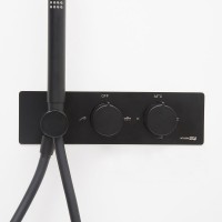 Смеситель для душа WasserKRAFT Elbe 7488 Thermo с термостатом Черный