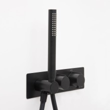 Смеситель для душа WasserKRAFT Elbe 7488 Thermo с термостатом Черный