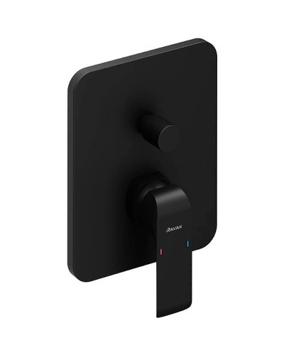 Смеситель для душа Ravak Flat FL 065.20 X070179 Черный матовый