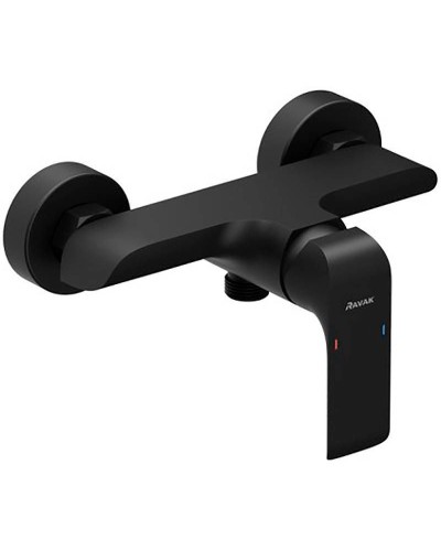 Смеситель для душа Ravak Flat FL 032.20/150 X070177 Черный матовый
