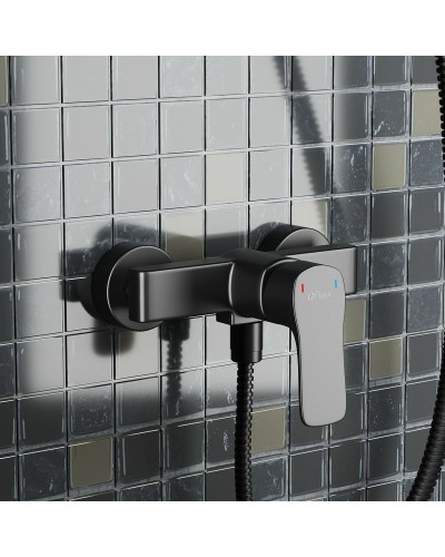 Смеситель для душа Paini Viva Style P4YO511 Черный матовый