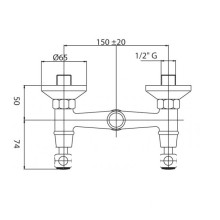 Смеситель для душа CEZARES DIAMOND-DS-01-Sw
