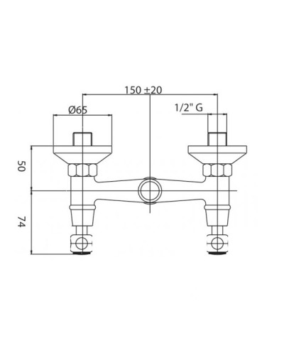 Смеситель для душа CEZARES DIAMOND-DS-01-Sw