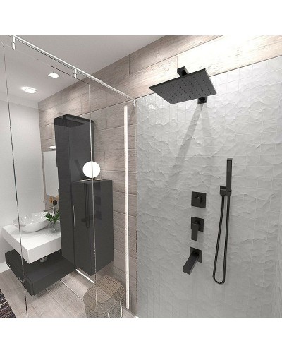 Смеситель для душа Paini Grazia 21PZ690 Черный матовый