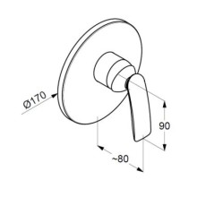 Смеситель для душа Kludi Balance 526558775
