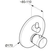 Термостат для душа Kludi Balance 528358775